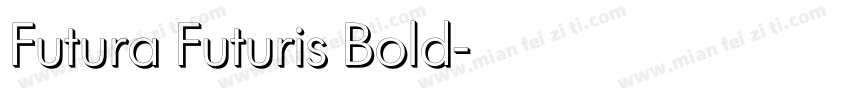 Futura Futuris Bold字体转换
